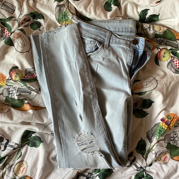 Pale blue ripped jeans - Picture 4 of 4